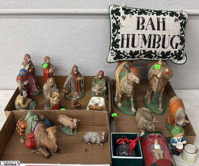 Nativity Scene Pcs, Christmas Decor - 10" x 8" of largest piece image