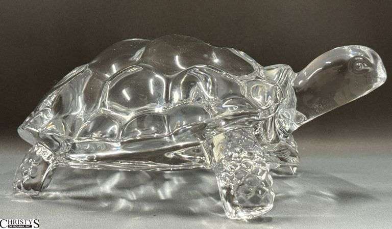 Cristal D'Arques Crystal Turtle 8.5" image