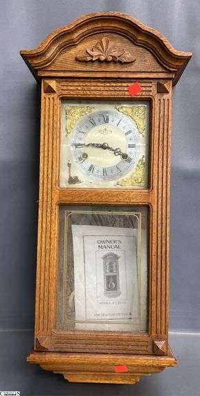 Parlor Wall Clock Model #710 CN 25" Tall image