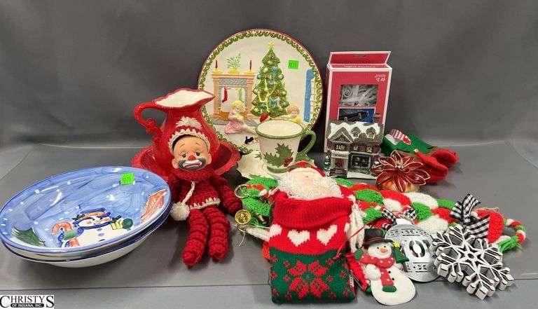 Christmas Decor - Dishes, Light Hooks, Ornaments, Misc image