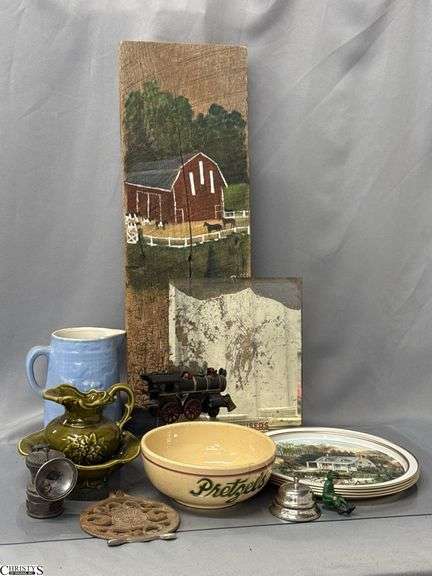 Country Primitive Decor Grouping - 27" of barn wood piece image