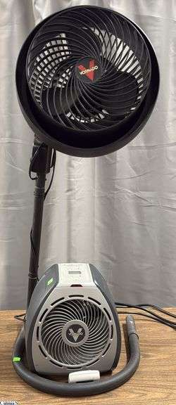 Vornado Fan and Small Heater Fan - 39" of fan image