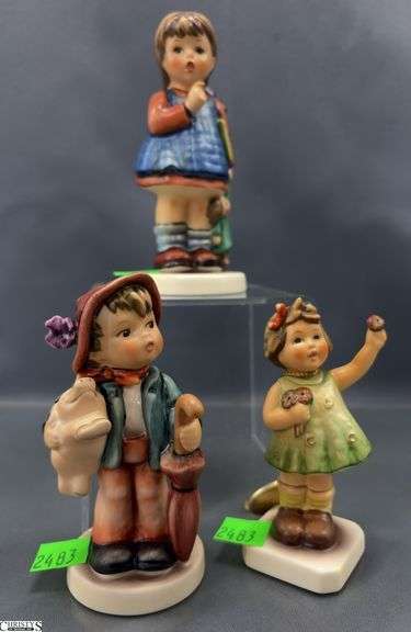 3 Hummel Figurines 5" of tallest image
