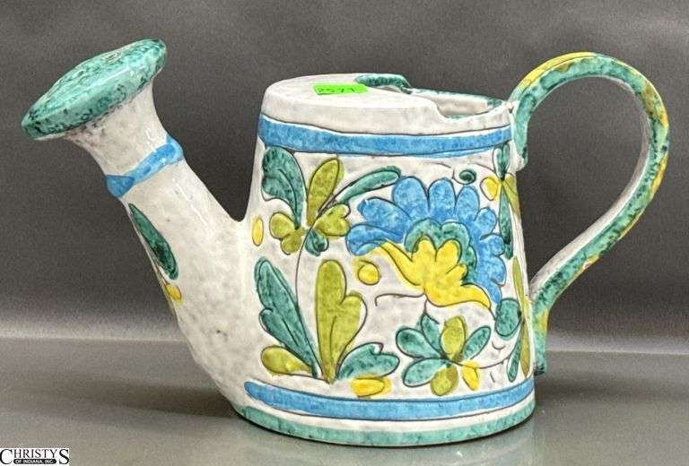 Handpainted Italian Terracotta Flower Pot 10" x 6" image