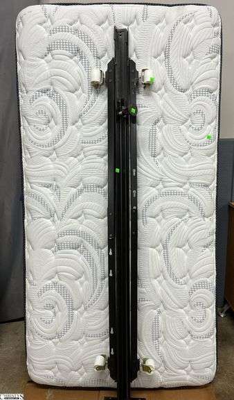Twin Mattress and Bedframe image