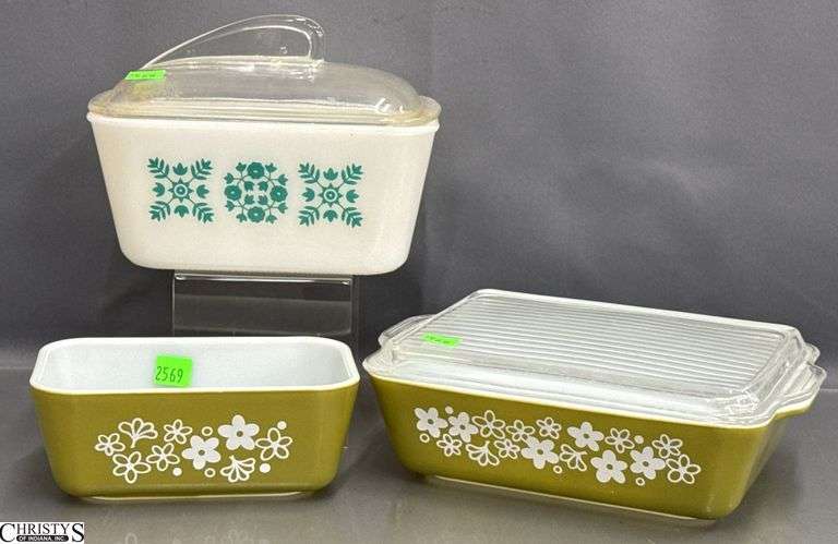 Pyrex & Glasbake Baking Dishes 10" of largest image
