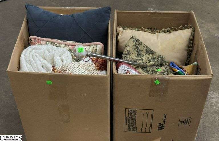Blankets, Throw Pillows, Some Wear and Other Linens image