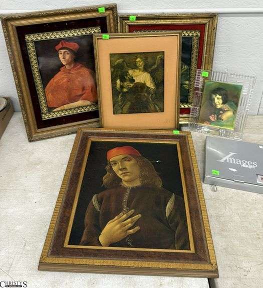 6pcs Framed Prints, Glass Frames - 16" x 20" of largest image
