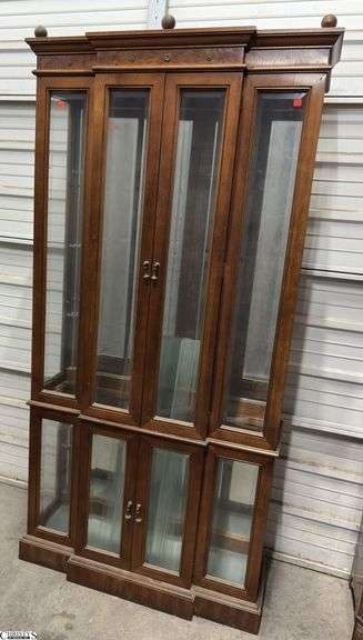 Pulaski Lighted Curio Cabinet 38" x 13" x 77" image