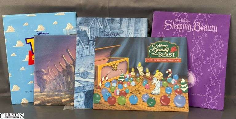 6 The Disney Store Commemorative Lithograph 14" x 11" of matting image