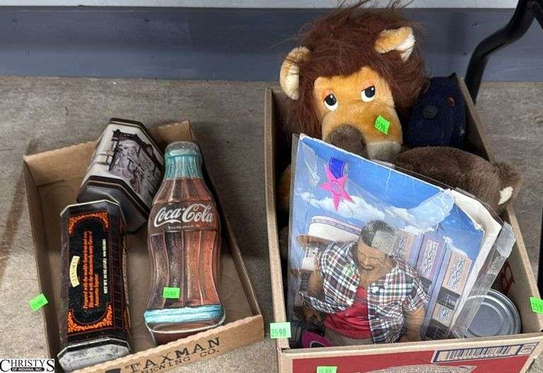 Coca Cola Tins, Stuffed Animals, Doll image