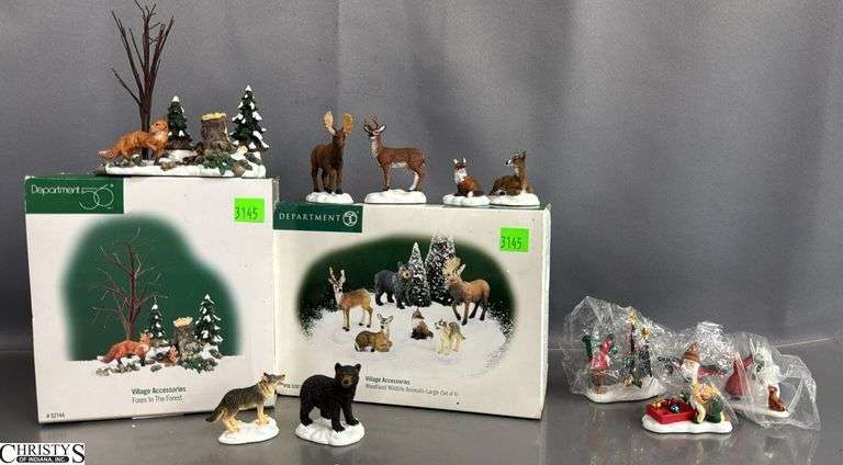 Department 56 Village Accessories Figurines Lot image