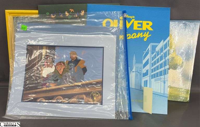 8 The Disney Store Commemorative Lithograph 14" x 11" of matting image