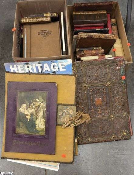 Antique Books, 1944 Forest Lawn Pictorial Book, Paper Ephemera, Clippings - Various wear, binding, finish wear image