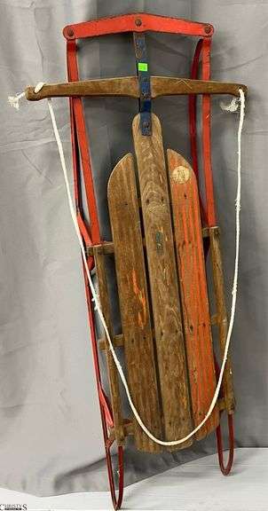 Vintage Toboggin 21x50 Sled image