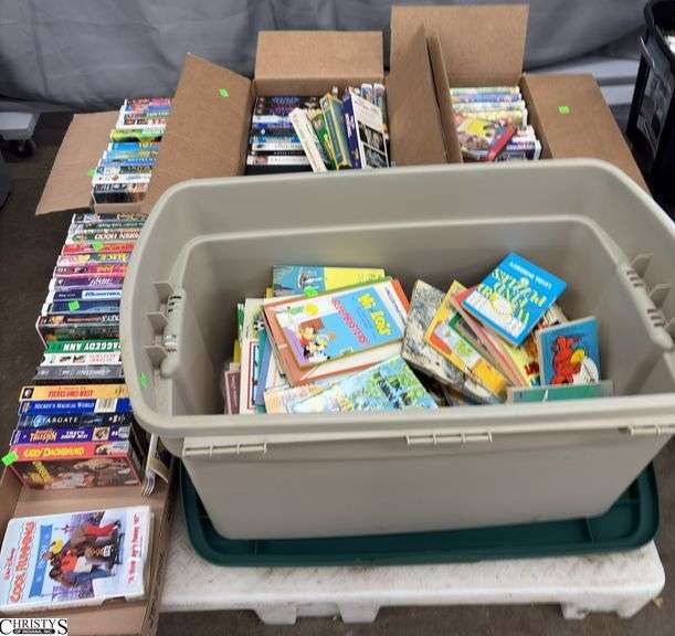 Disney, Star Wars, and Other VHS, Kids Paper Back Books image