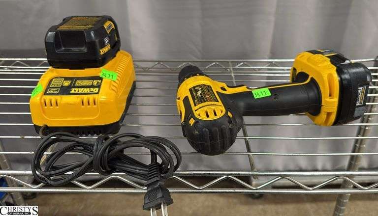 DeWalt 18V Drill and Charger image