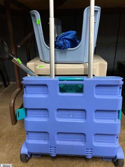 Pack and Roll, Step Stool, Umbrella, Bucket image