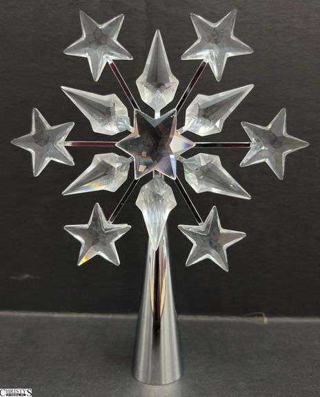Swarovski Crystal Starburst Tree Topper 6" x 4" image