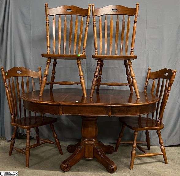 Table and Chairs 59" with 18" Leaf image