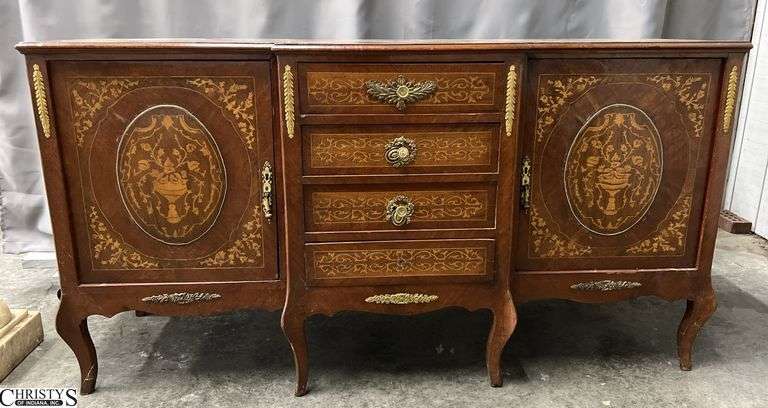 French Buffet Some Wear and Damage 70x22x37 image
