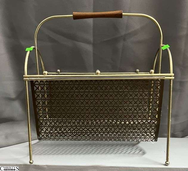 MCM Punched Metal Magazine Rack 16" x 18" image