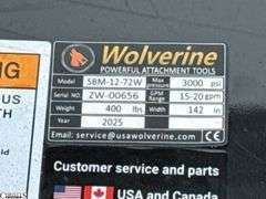 2025 Wolverine Skid Steer Sickle Bar Mower SMB-12-72W