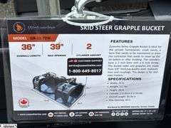 2025 Wolverine Grapple Bucket GB-11-72W