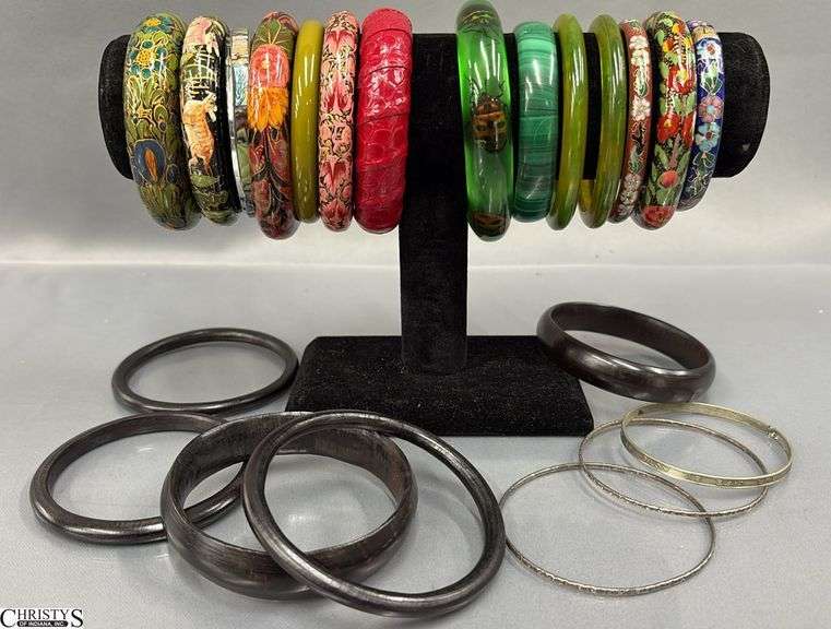 Ladies Assorted Bangle Bracelets - 2.5" of openings