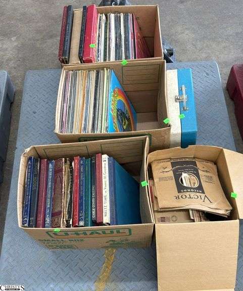 Records, Vinyl, Travel Turntable, SKID  NOT INCLUDED image