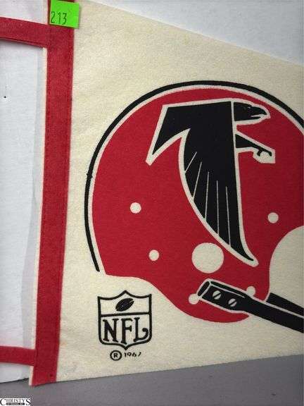 Atlanta Falcons NFL Pennant Dated 1967