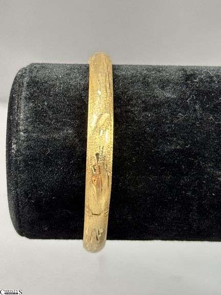 14K Yellow Gold Bangle Bracelet image