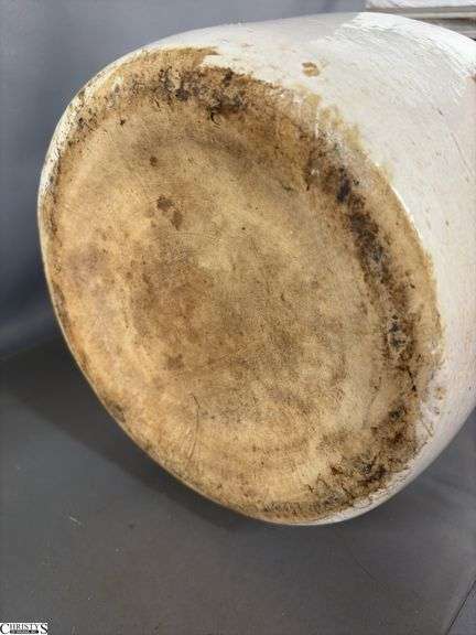 #4 Crock Butter Churn - 43" T - lid will not come off