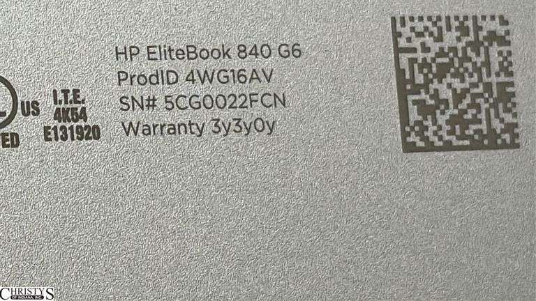 HP Laptop Untested No Power Cord