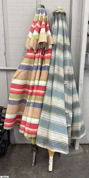 2 Patio Umbrellas - No Poles - 59" as sits image