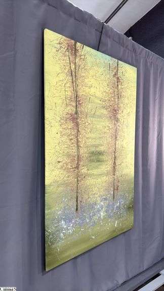 Samuel Tinoco Trees #43, Acrylic Painting On Canvas 35x56"