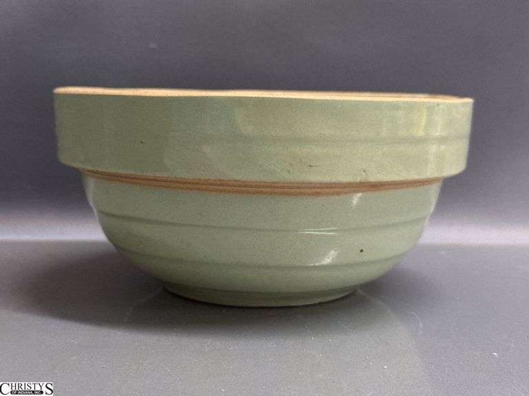 4pcs Stoneware Crockery Pitchers, Bowls - 9.5" of tallest