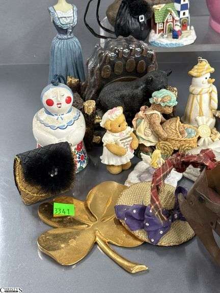 Shoe Collectibles, Mini Hat Displays, Brass Four Leaf Clover, Coasters