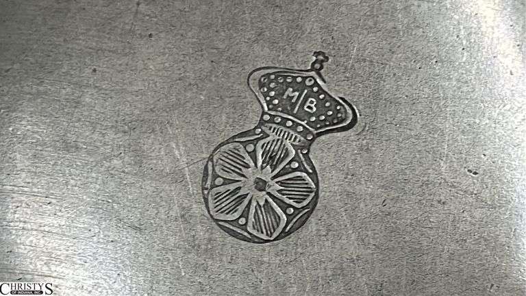Lidded Pewter Dish, Double Handle Has Makers Mark 11"x8" Tall
