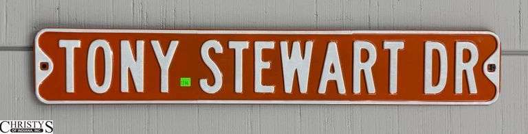 Tony Stewart Dr Metal Sign - 36" x 6" image