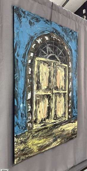 Jorge Hagg Door #11, Acrylic Painting on Canvas 36x56"
