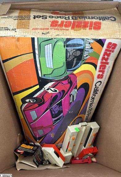 HotWheels Sizzlers Box and Parts, Some Could Be Missing image