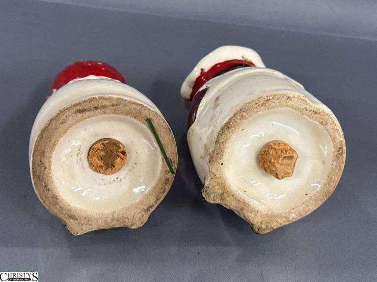 Black Americana Salt and Pepper Shakers, Tallest 5"