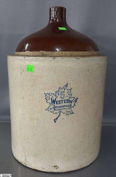 Western Stoneware #5 Crock Jug - 18" image