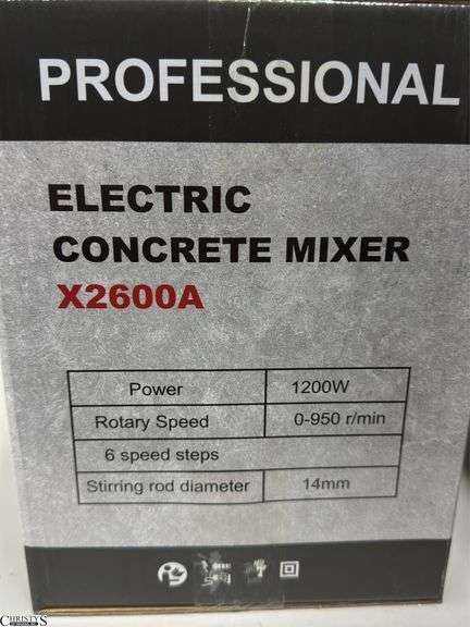 Electric concrete mixer X2600A