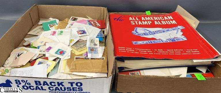 2 Flats Uncirculated and Circulated Postage Stamps - Various Conditions image