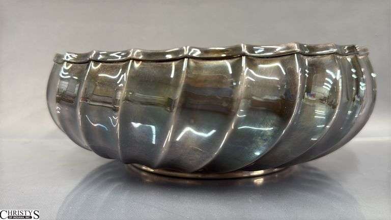 Stamped 925 Silver Bowl 8" Across