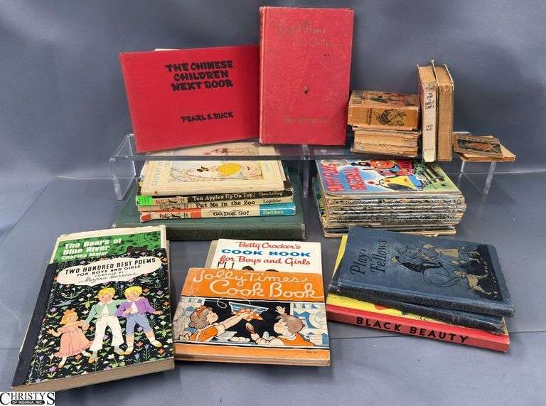 Various Vintage Children's Books, some wear and damage image