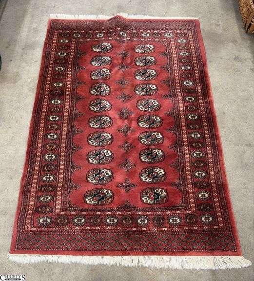 Vintage Bokhara Pakistani Area Rug 48x72 image