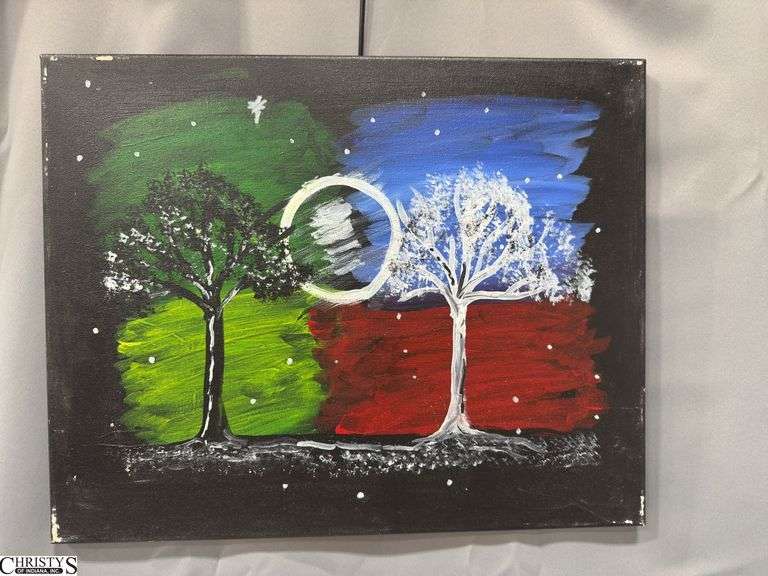 10 Painting Party Canvases, Each Measures 16x20" Multiple Landscapes